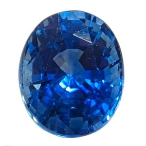 Loose Sapphire Gemstone – 2.45ct Oval Mixed Cut (Bright Moderate Blue)