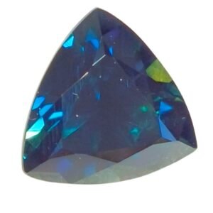Loose Sapphire Gemstone – 4.80ct Trilliant Cut (Dark Greenish Blue)